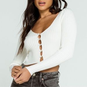 Cotton Candy LA Button Front Top